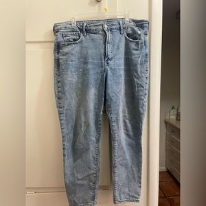 Straight leg Blue jeans